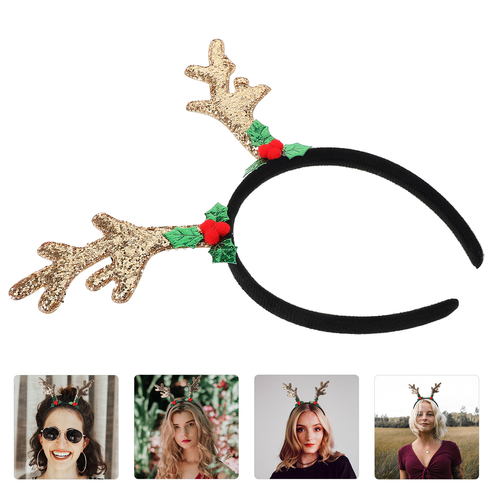 Reindeer Antlers Headband - Ободок с рогами оленя для женщин
