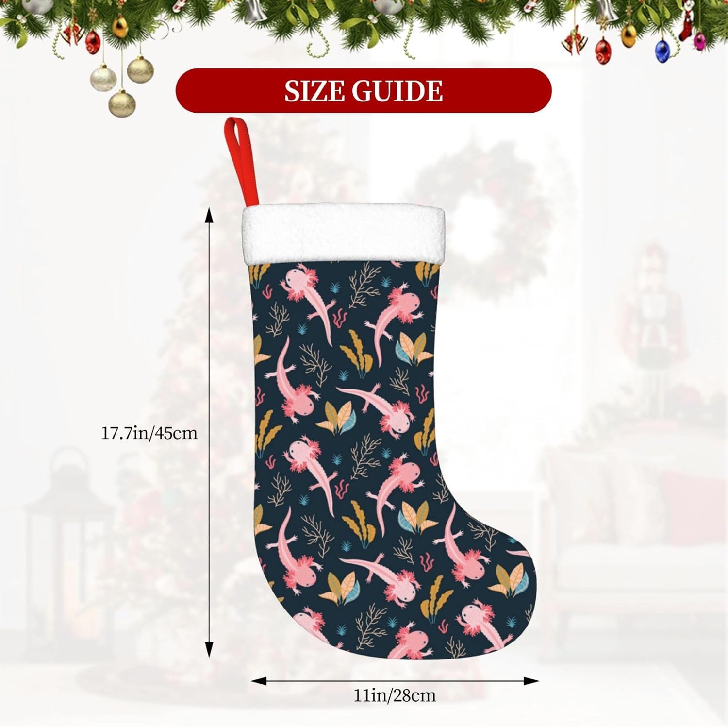 Милые рождественские чулки Акс – обзор и цена Christmas Stocking Hanging