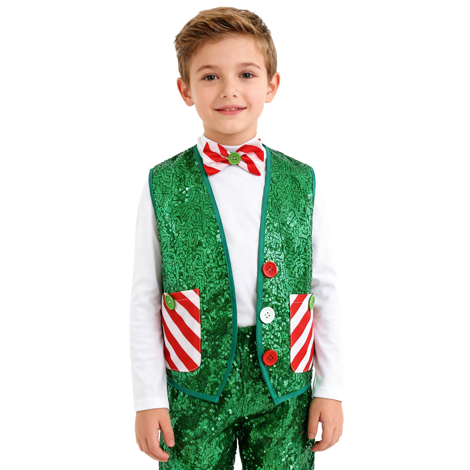 Рождественский жилет Санта-Эль – обзор и цена Elf Costume Christmas