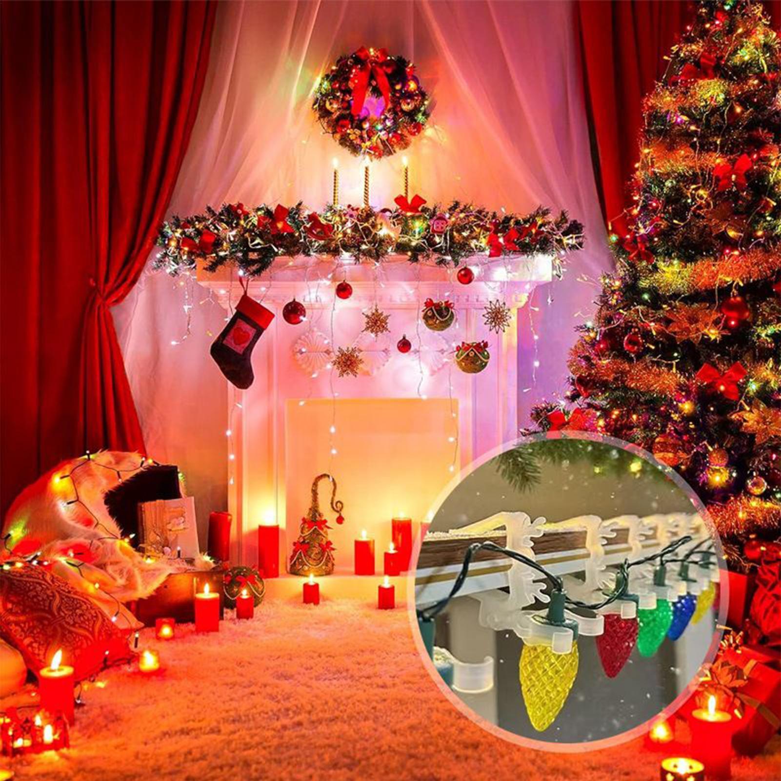 Рождественские зажимы для жело – обзор и цена Christmas Lights Outdoor