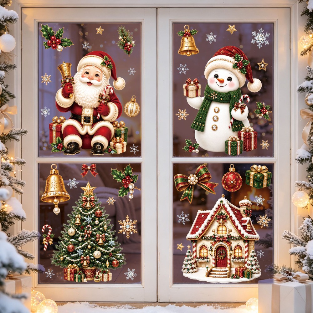 Рождество 2027: Новые наклейки – обзор и цена Snowflake Window Decal