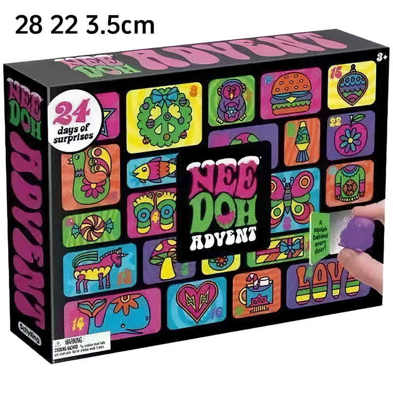 Адвент-календарь NeeDoh 2026,  – обзор и цена Advent Calendar Gift