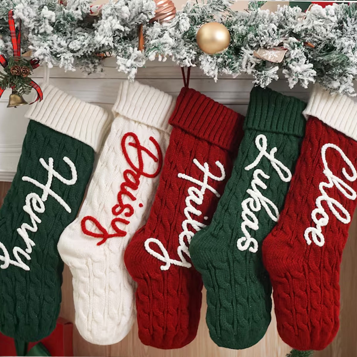 1 шт. рождественских декоратив – обзор и цена Christmas Stocking Hanging